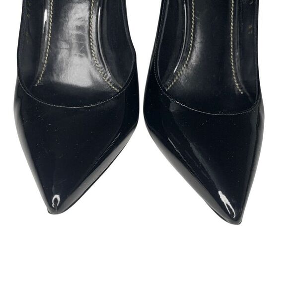 Saint Laurent Opyum 110 YSL Pumps EU 37 US 7 Black Patent Pointed High Heels - Picture 4 of 11